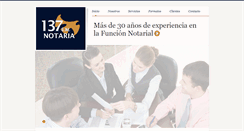 Desktop Screenshot of notaria137edomex.com